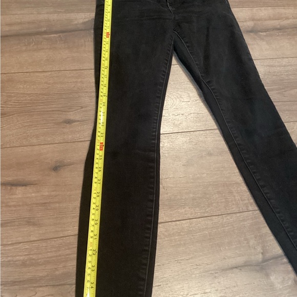 Gap 1969 Jeans True Skinny Super High Rise Black 5 Pocket Size 26 - Picture 6 of 9